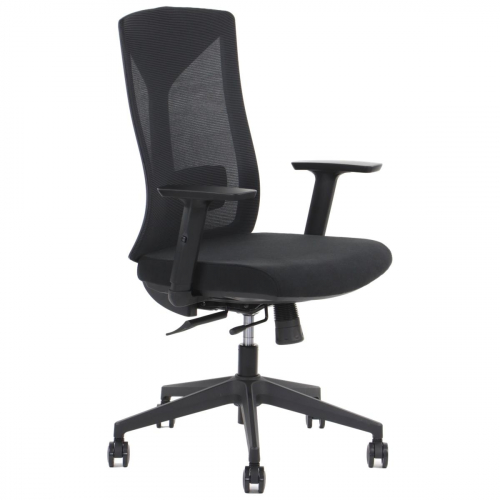 HAGER Fotel obrotowy czarny