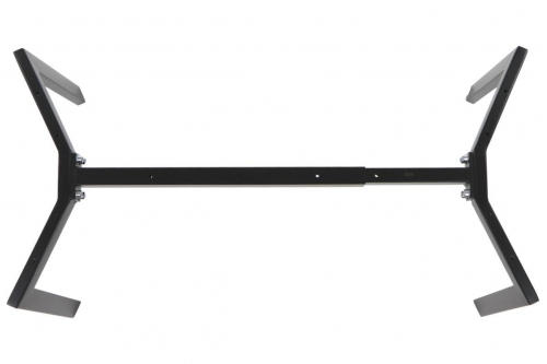 Stelaż metalowy do stolika NY-L01 z regulacją długości belki 79,5-109,5x szer. 50x wys. 42 cm, kolor czarny
