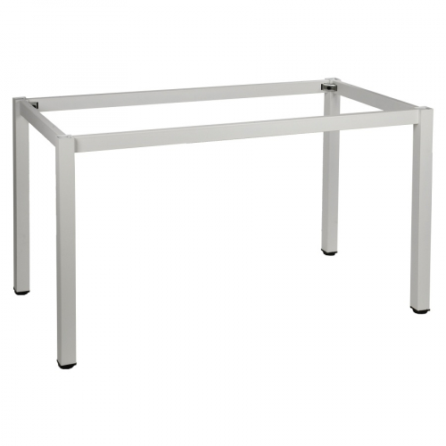 Stelaż metalowy do biurka i stołu NY-A057/KB - 196x76 cm, nogi kwadratowe 5x5 - biały