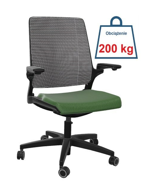 SMART SB10N Fotel biurowy atest wytrzymałości do 200 kg/atest do pracy 24/7