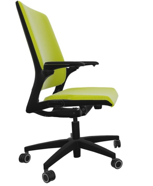 SMART SB10S Fotel biurowy atest wytrzymałości do 200 kg/atest do pracy 24/7 - tapicerowany