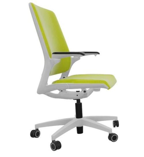 Fotel biurowy SMART SW10S atest wytrzymałości do 200 kg do 200 kg/atest do pracy 24/7- tapicerowany