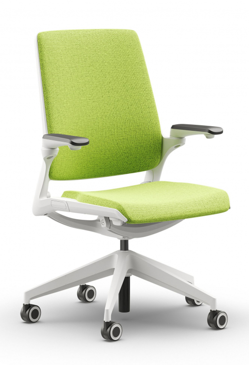 Fotel biurowy SMART SW10S atest wytrzymałości do 200 kg/atest do pracy 24/7- tapicerowany