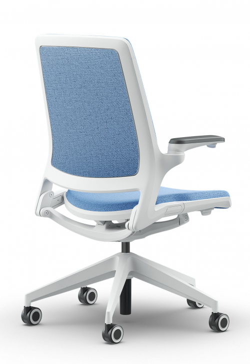 SMART SW10S Fotel biurowy atest wytrzymałości do 200 kg/atest do pracy 24/7- tapicerowany