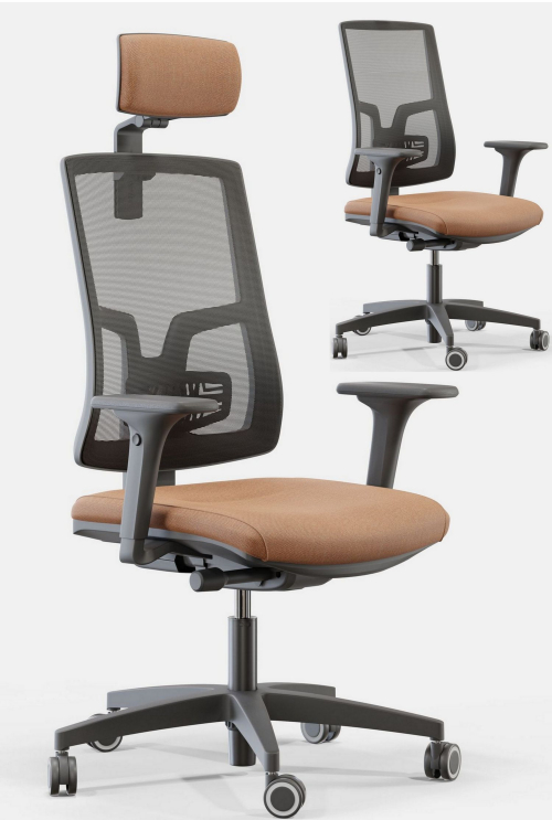 SKILL SKNB Fotel biurowy atest wytrzymałości do 150 kg