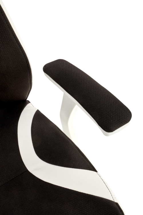 CHRONO fotel obrotowy biało-czarny