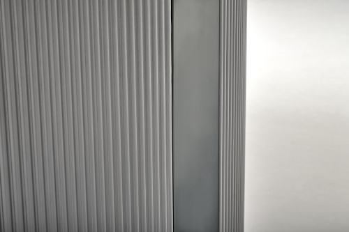 DANCAN stół rozkładany 160-220/90/76 cm,, biały marmur / popielaty / jasny popielaty / czarny