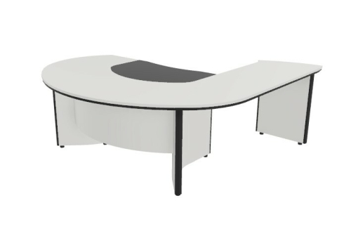 Biurko STATUS OWALNY G2013ML/2014MP - 206x212x75h