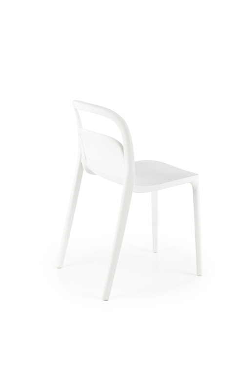 Krzesło z tworzywa K490 biały