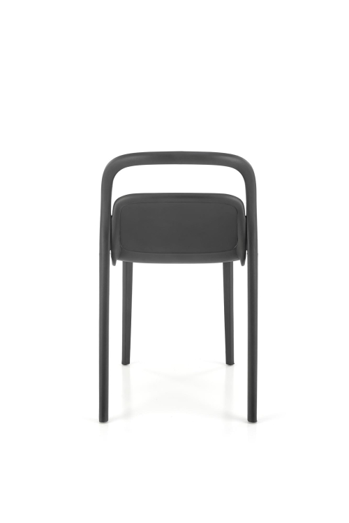 Krzesło z tworzywa K490 czarny