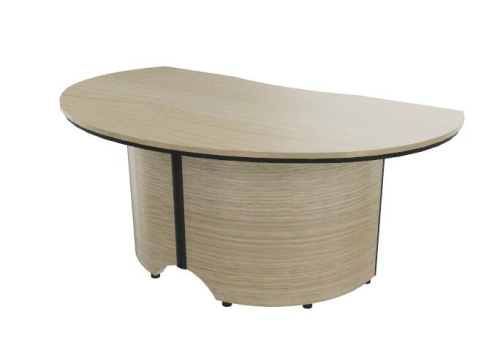 Biurko STATUS OWALNY G1815M/2015MB - 180x105x75h/206x120x75h