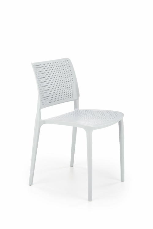 Krzesło z tworzywa K514 kolor jasny niebieski