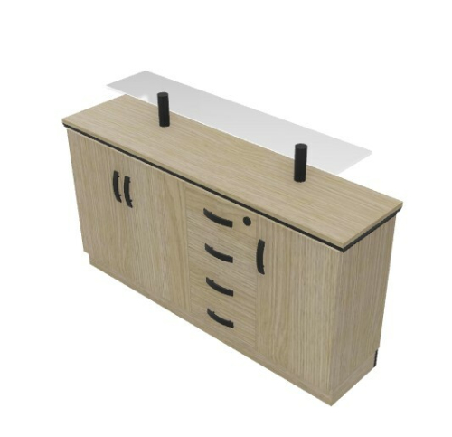 Komoda STATUS OWALNY G0608M - 163x43x86h