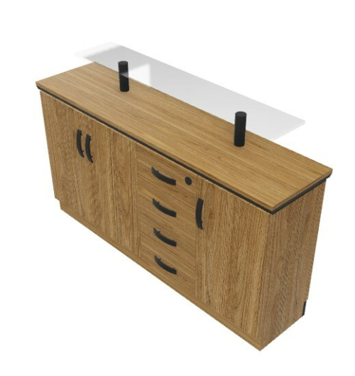 Komoda STATUS OWALNY G0608M - 163x43x86h