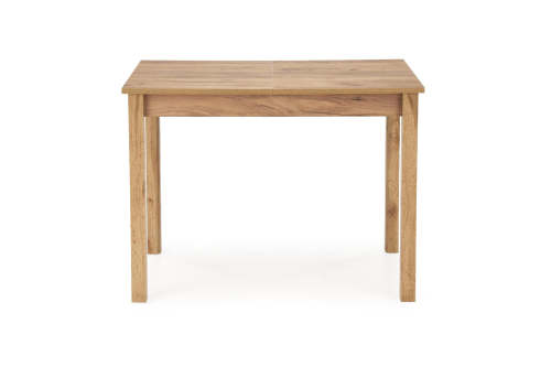 GINO stół rozkładany 100-135/60/75 cm, blat - dąb craft, nogi - dąb craft 