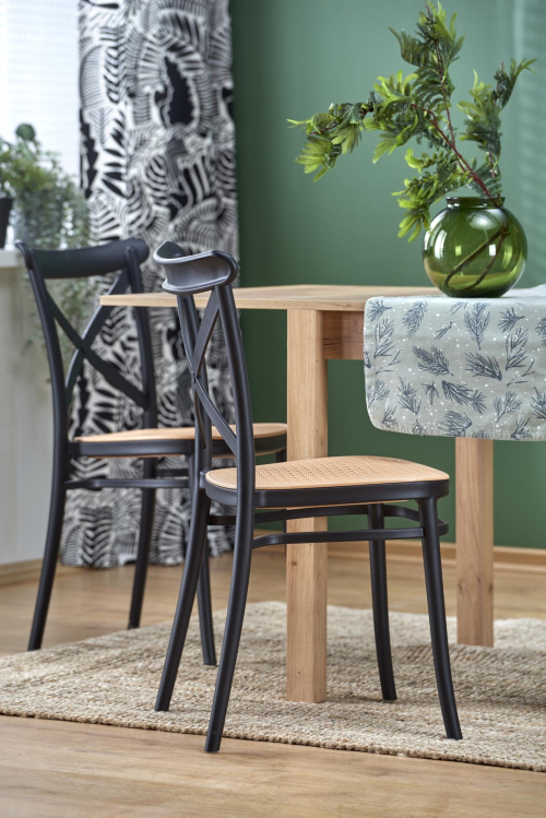 GRACJAN stół 80÷160/80/76 cm, kolor dąb craft 