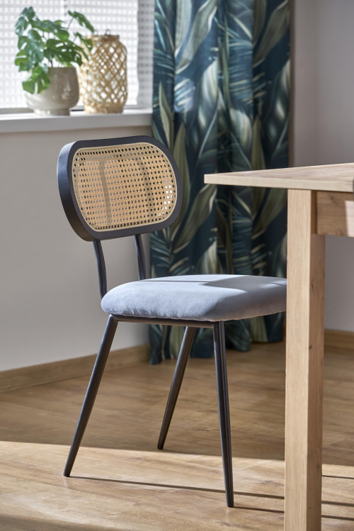 MAURYCY stół 118÷158/75/76 cm, kolor dąb craft