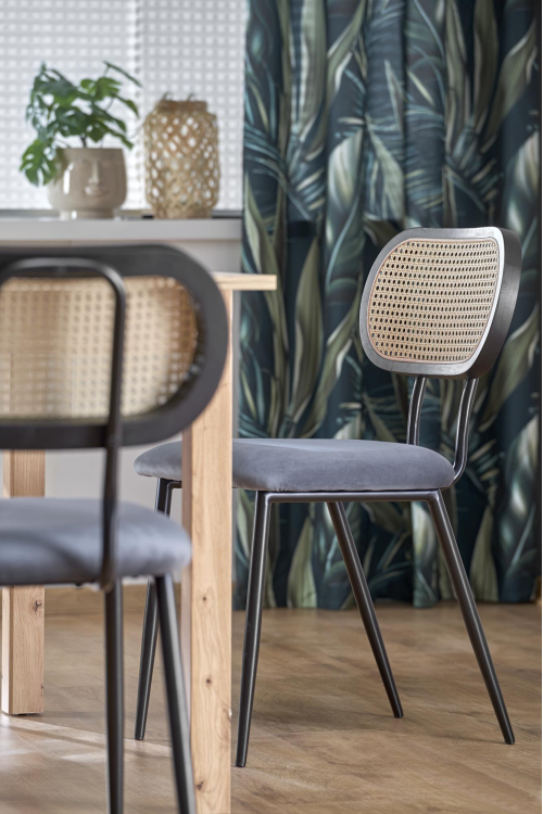 MAURYCY stół 118÷158/75/76 cm, kolor dąb craft