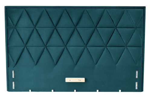 MODULO W5 łóżko 160 - wezgłowie ciemny zielony tap. Monolith 37