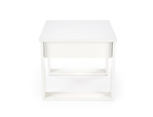 NEA KWADRAT ława z szufladą kolor biały