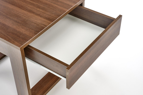 NEA KWADRAT ława z szufladą kolor ciemny orzech