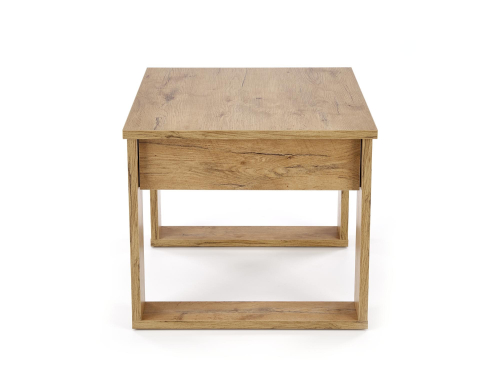 NEA KWADRAT ława z szufladą kolor dąb wotan