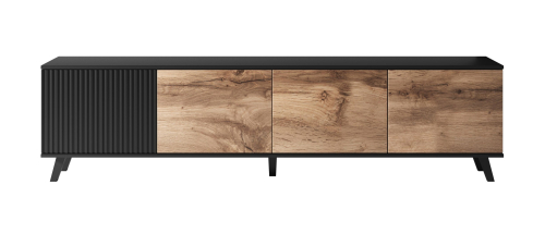 RANDOM RTV-3 stolik RTV 200 cm dąb wotan/czarny