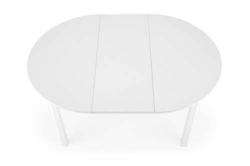 RINGO stół kolor blat - biały, nogi - biały (102-142x102x76 cm)
