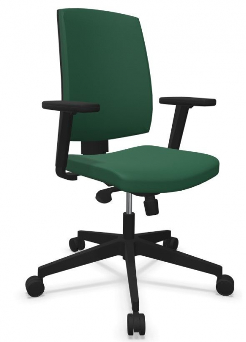 Krzesło obrotowe RAYA 21S P45PU NX11 BLA zielony
