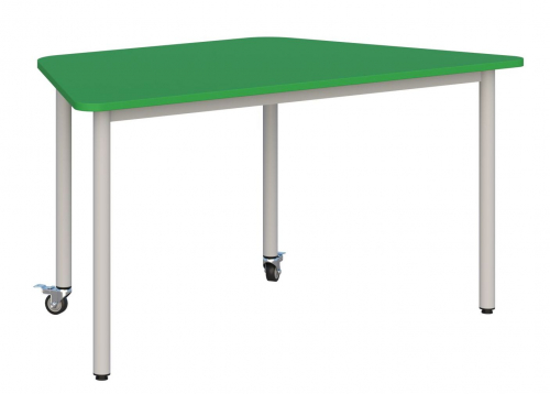 Stolik mobilny blat trapezowy 140x70/rozmiar 1,2,3