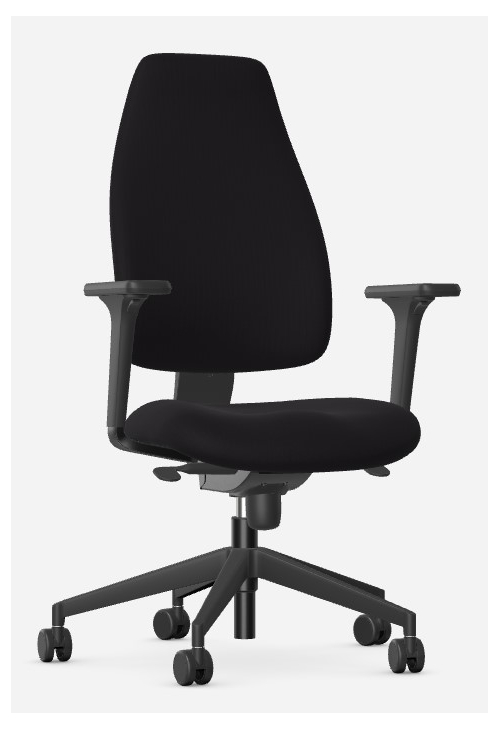 Fotel biurowy TUREIS AF-120-132 z atestem do pracy 24/7 i obciążeniem do 150 kg - wybór tapicerki