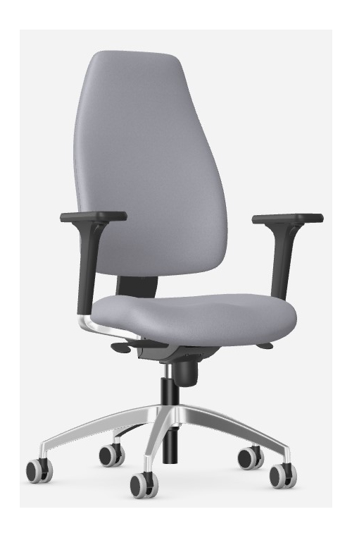 Fotel biurowy z atestem do pracy 24/7 i obciążeniem do 150 kg - TUREIS AF-120-132 - wybór tapicerki