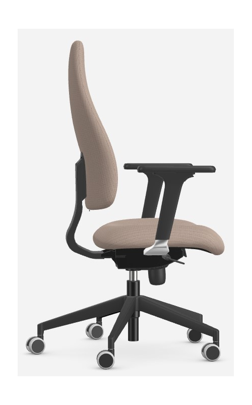 Fotel biurowy TUREIS AF-120-132 z atestem do pracy 24/7 i obciążeniem do 150 kg - wybór tapicerki