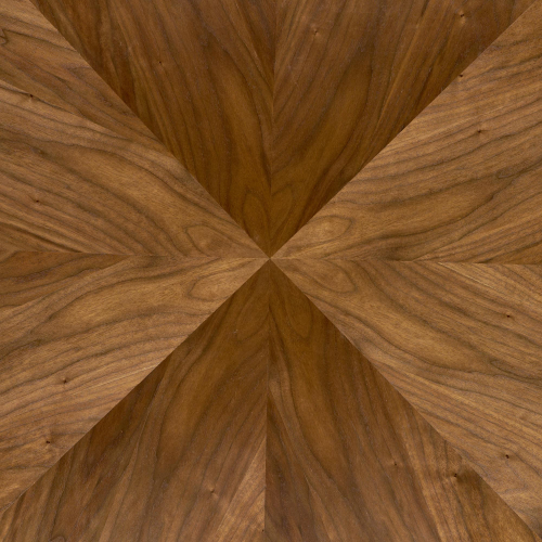 DANILO stół okrągły fi 120/74/65 cm, blat - orzechowy, nogi - czarny