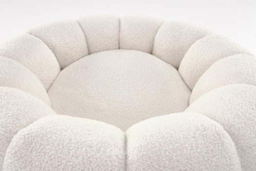 GASPAR fotel wypoczynkowy kremowy