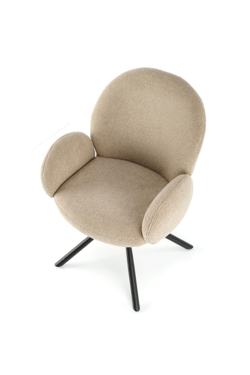 Krzesło z funkcją obrotu K498 cappuccino