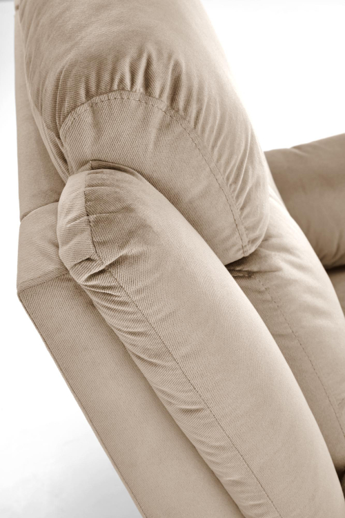 LORIS fotel z funkcją elektrycznego rozkładania / gniazdo USB beżowy