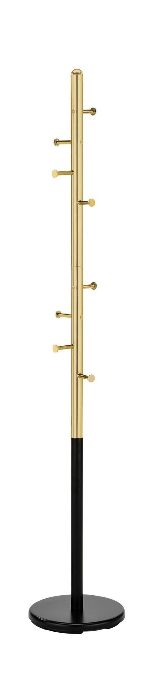 W68 wieszak czarny / złoty