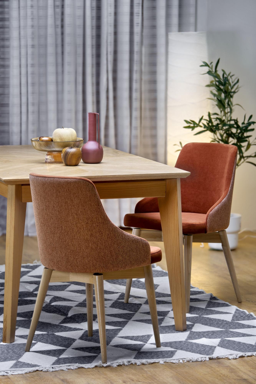 EDMONDO stół rozkładany 160-240/90/75 cm, dąb naturalny