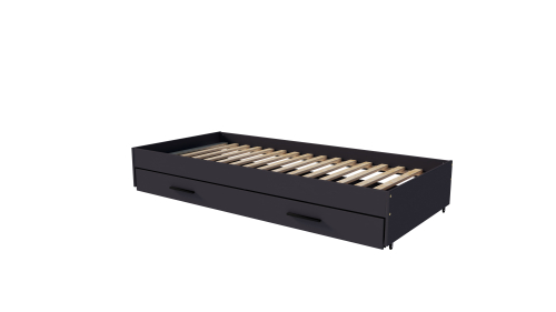 VERSO F/1S (moduł) - łóżko dolne z szufladą, antracytowy