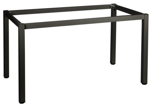 Stelaż do stołu i biurka A057/KC 176x76 cm, nogi kwadratowe 5x5 cm - CZARNY