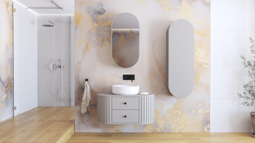 VENEZIA Szafka Słupek 1D cashmere