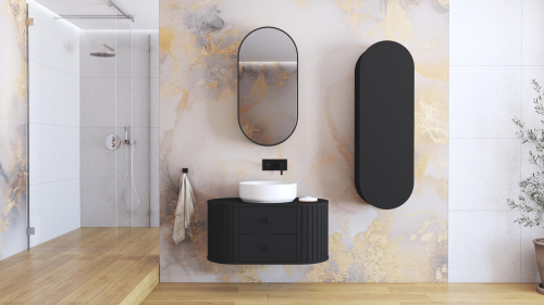 VENEZIA Szafka Słupek 1D czarny