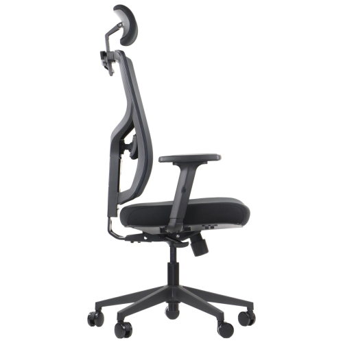 CURTIZ Fotel biurowy obrotowy czarny