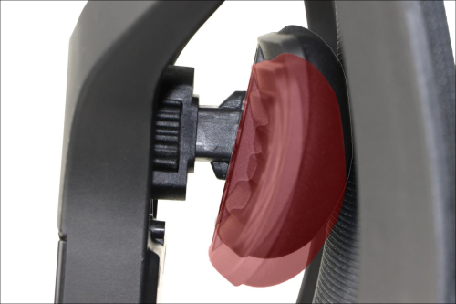 CURTIZ Fotel biurowy obrotowy czarny podstawa chromowana