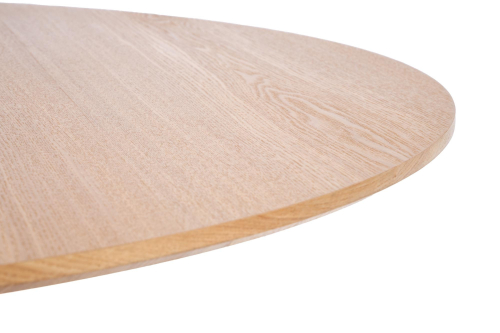 ACORD stół rozkładany 120-200 x 120 x 75 cm, naturalny / czarny