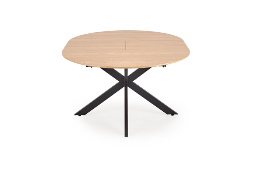 ACORD stół rozkładany 120-200 x 120 x 75 cm, naturalny / czarny