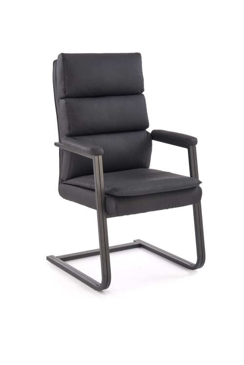 ADRIANO SKID fotel konferencyjny czarny
