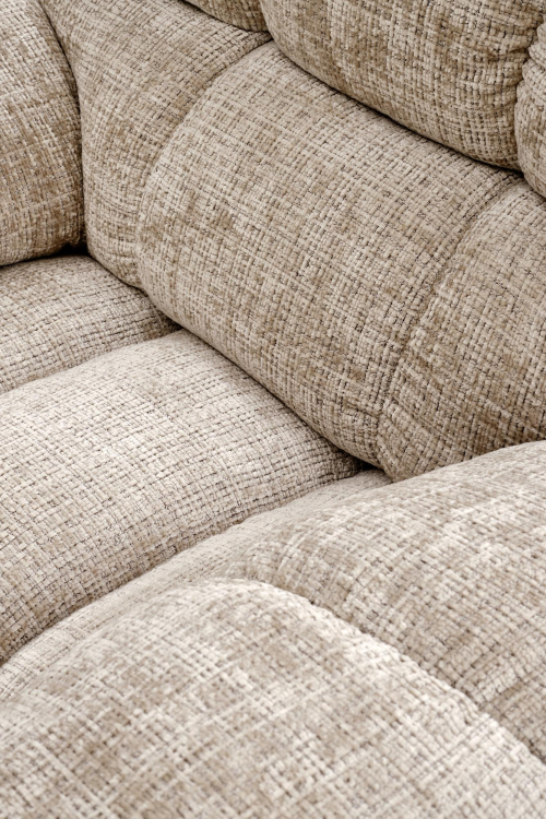 AMORE fotel wypoczynkowy z funkcją rozkładania beżowy