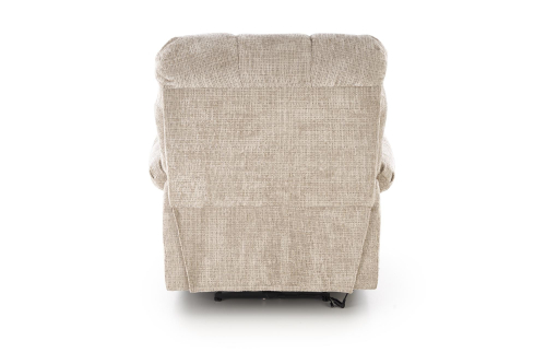 AMORE fotel wypoczynkowy z funkcją rozkładania beżowy